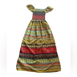 Off-the-Shoulder Summer Dress in Vibrant Hues